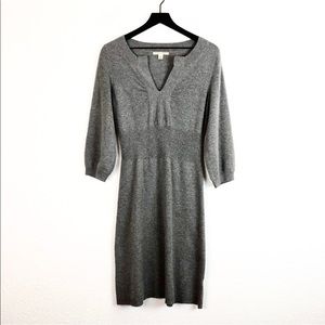 Soft Wool Banana Republic S Gray Sweater Knit Dress